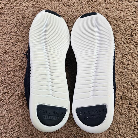 Cole Haan 2.ZEROGRAND Oxford Shoes Womens 10.5B Marine Blue Argento Stitchlite - Picture 7 of 11